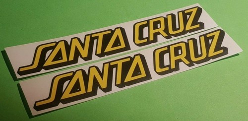 Santa cruz vinyl stickers - 2x,